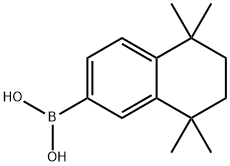 5,5,8,8-TetraMethyl-5,6,7,8-tetrahydronaphthalene-2-boronic acid Struktur
