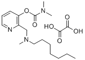 2-((Heptylmethylamino)methyl)-3-pyridinyl dimethylcarbamate ethanedioa te (1:1) Structure