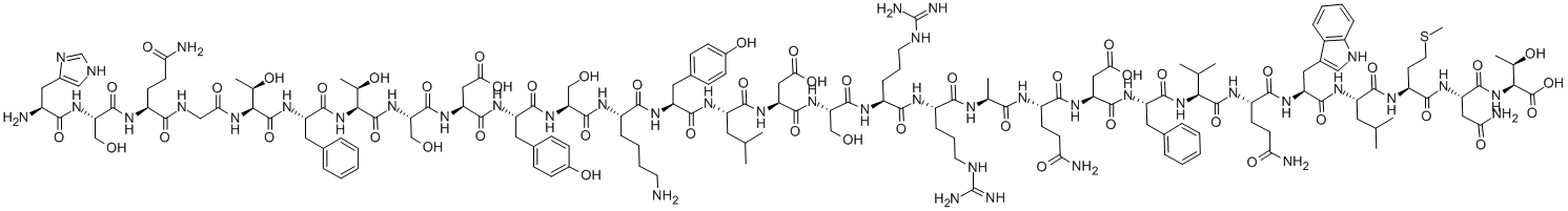 胰高血糖素, 16941-32-5, 结构式