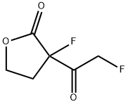 2(3H)-Furanone, 3-fluoro-3-(fluoroacetyl)dihydro- (9CI) Structure