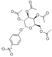 (4-NITRO)PHENYL-2,3,4,6-TETRA-O-ACETYL-ALPHA-D-GALACTOPYRANOSIDE Struktur
