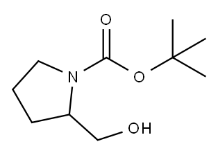 2-HYDROXYMETHYL-PYRROLIDINE-1-CARBOXYLIC ACID TERT-BUTYL ESTER Structure