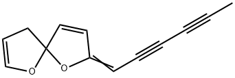 7-(2,4-Hexadiynylidene)-1,6-dioxaspiro[4.4]nona-2,8-diene Structure