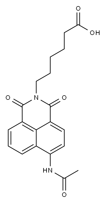 6-(4-ACETAMIDO-1 8-NAPHTHALAMIDO) HEXANO Structure