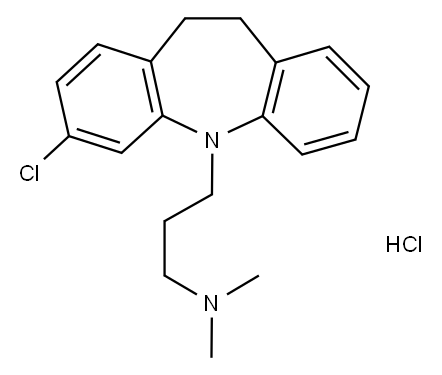 Clomipramine hydrochloride Struktur