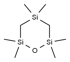 2,2,4,4,6,6-Hexamethyl-1-oxa-2,4,6-trisilacyclohexane Structure