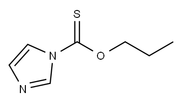1H-Imidazole-1-carbothioic  acid,  O-propyl  ester Structure