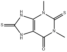 1,2,3,7,8,9-Hexahydro-1,3-dimethyl-2,8-dithioxo-6H-purin-6-one Structure