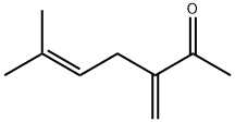 5-Hepten-2-one, 6-methyl-3-methylene- (9CI) Structure