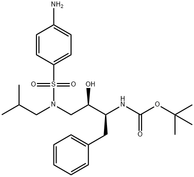 [(1S,2R)-1-Benzyl-2-hydroxy-3-[isobutyl-[(4-aminophenyl)sulfonyl]amino] propyl]-carbamic Acid tert-Butyl Ester price.