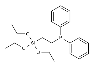 2-（二苯基羟亚膦基）乙基三乙氧基硅烷 结构式