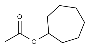 Acetic acid cycloheptyl ester Structure