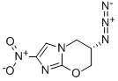 5H-IMIDAZO[2,1-B][1,3]OXAZINE, 6-AZIDO-6,7-DIHYDRO-2-NITRO-, (6S)- Structure