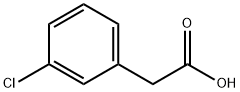 3-Chlorophenylacetic acid Structure
