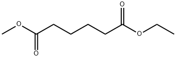Hexanedioic acid 1-ethyl 6-methyl ester Structure