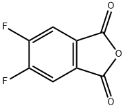 4,5-ジフルオロフタル酸無水物 化学構造式