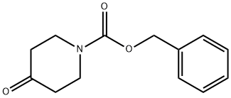 4-オキソピペリジン-1-カルボン酸ベンジル 化学構造式