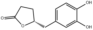 2(3H)-Furanone,5-[(3,4-dihydroxyphenyl)methyl]dihydro-,(5R)-(9CI) Structure