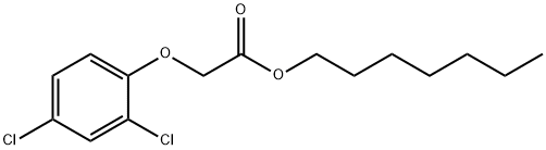 heptyl 2,4-dichlorophenoxyacetate Structure