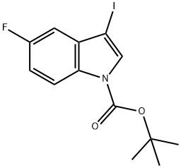 1H-Indole-1-carboxylic acid, 5-fluoro-3-iodo-, 1,1-diMethylethyl ester|5-氟-3-碘-1H-吲哚-1-甲酸叔丁酯