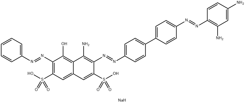 Dinatrium-4-amino-3-[[4'-[(2,4-diaminophenyl)azo][1,1'-biphenyl]-4-yl]azo]-5-hydroxy-6-(phenylazo)naphthalin-2,7-disulfonat