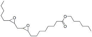 hexyl 3-[(3-pentyloxiranyl)methyl]oxiran-2-octanoate Structure