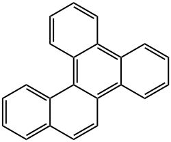 ベンゾ[g]クリセン 化学構造式