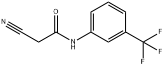 2-CYANO-N-[3-(TRIFLUOROMETHYL)PHENYL]ACETAMIDE Struktur
