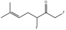 5-Hepten-2-one,  1,3-difluoro-6-methyl- Structure