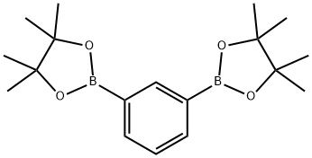 1,3-双苯二硼酸频那醇酯, 196212-27-8, 结构式