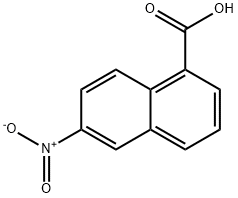 1-NAPHTHALENECARBOXYLIC ACID, 6-NITRO- 结构式