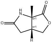 1H-Furo[3,4-b]pyrrole-2,6(3H,4H)-dione,dihydro-6a-methyl-,cis-(9CI) Structure