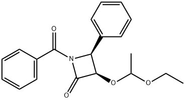 (3R,4S)-1-Benzoyl-3-(1-ethoxyethoxy)-4-phenyl-2-azetidinone|(3R,4S)-1-苯甲酰-3-(1-乙氧乙氧基)-4-苯基-2-氮杂环丁酮