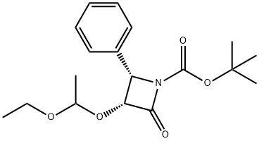 (3R,4S)-tert-Butyl 3-(1-ethoxyethoxy)-2-oxo-4-phenylazetidine-1-carboxylate|(3R,4S)-3-(1-乙氧乙氧基)-2-氧-4-苯基-吖丁啶羧酸叔丁基酯