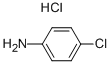 4-氯苯胺盐酸盐, 20265-96-7, 结构式