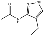Acetamide,  N-(4-ethyl-1H-pyrazol-3-yl)- Structure