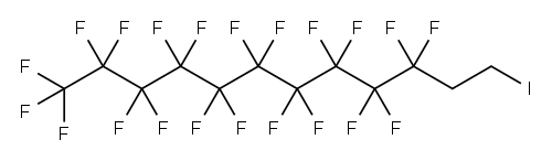 1,1,2,2-Tetrahydroperfluorododecyl iodide Structure