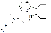 6,7,8,9,10,11-hexahydro-N,N-dimethyl-5H-cyclooct[b]indole-5-propylamine monohydrochloride Structure