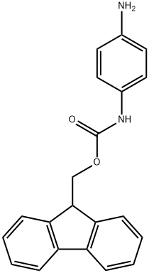 (9H-fluoren-9-yl)methyl 4-aminophenylcarbamate Structure