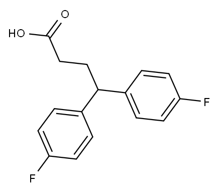 4,4-Bis(4-fluorophenyl)butyric acid|4,4-二(4-氟苯基)丁酸