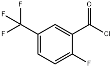 2-FLUORO-5-(TRIFLUOROMETHYL)BENZOYL CHLORIDE Struktur