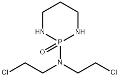 Hexahydro-2-[bis(2-chloroethyl)amino]-1,3,2-diazaphosphorine 2-oxide Structure