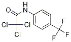 AcetaMide, 2,2,2-trichloro-N-[4-(trifluoroMethyl)phenyl]- Structure