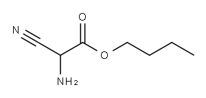 Acetic acid, aminocyano-, butyl ester (9CI) Structure