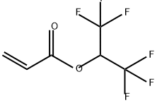 1,1,1,3,3,3-六氟异丙基丙烯酸酯 结构式
