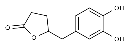 2(3H)-Furanone,5-[(3,4-dihydroxyphenyl)methyl]dihydro-(9CI) Structure