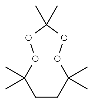 3,3,6,6,9,9-hexamethyl-1,2,4,5-tetroxonane Structure