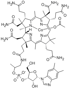 HYDROXOCOBALAMIN ACETATE Struktur