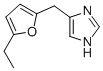1H-Imidazole,  4-[(5-ethyl-2-furanyl)methyl]-  (9CI) Structure