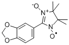 1H-IMIDAZOL-1-YLOXY, 2-(1,3-BENZODIOXOL-5-YL)-4,5-DIHYDRO-4,4,5,5-TETRAMETHYL-, 3-OXIDE|